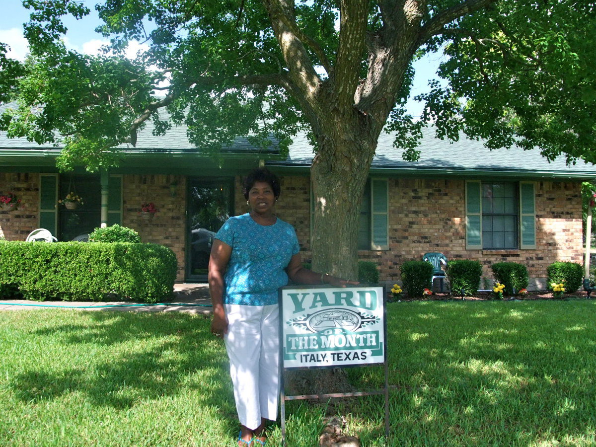 Image: Mary Copeland — Mary Copeland is honored to have her yard chosen as “Yard of the Month”