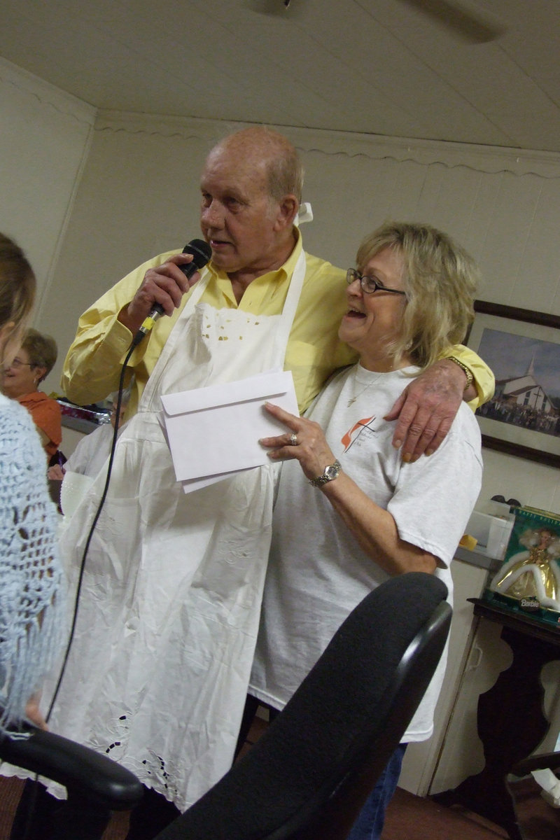 Image: Carter and Jan Parker — The First United Methodist Church of Italy hosted a carnival, an auction called by Pee Wee Carter and a barbecue dinner Saturday night.