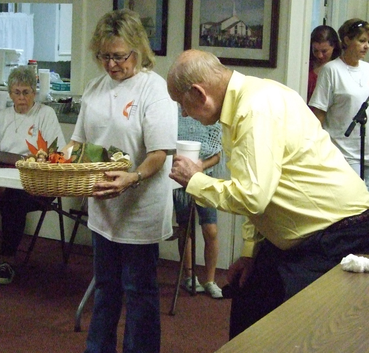 Image: Themed baskets — Many themed baskets were auctioned.