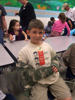 Image: Garret Everette — This first grader earned all A’s and B’s.