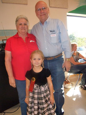 Image: Proud Grandparents — Janice and Cecil O’Bryant with their granddaughter Gracey Upton.