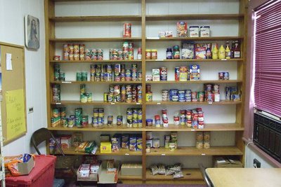 Image: Italy Ministerial Alliance pantry — The IMA Food Pantry always needs donations.  Can you help?