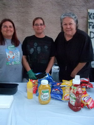 Image: Free Hotdogs For Kids — P.J. Leible and gang were serving up free hotdogs for the kids.