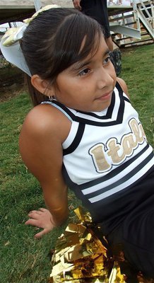 Image: Jennifer Salas — Jennifer sparkles as IYAA Cheerleader.