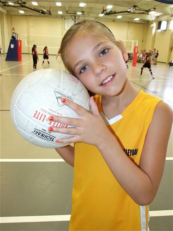 Image: I love volleyball — Haley Bowles is not afraid to admit that she loves this game.