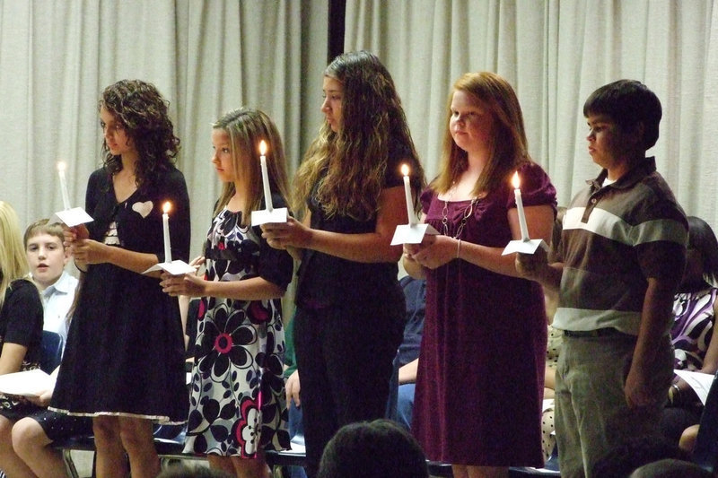 Image: New officers — (L-R) Reporter — Anna Viers, Treasurer — Morgan Cockerham, Secretary — Alyssa Richards, Vice President — Katie Byers and President — Reid Jacinto.