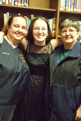 Image: Three generations — Wendy and Cheyenne Frank and “Grammy” Phyllis Rhodes take time for a family picture.