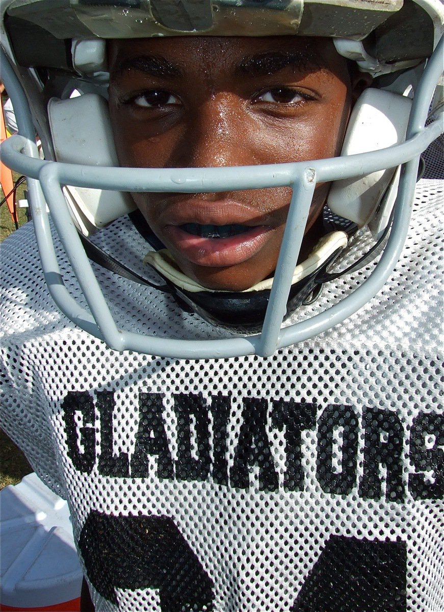 Image: Tony Wilson — Tony Wilson plays in the secondary for Italy’s Junior High Gladiators.