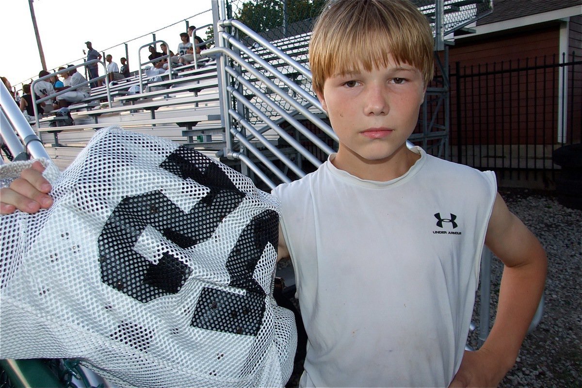 Image: I am Gladiator — Italy’s Brandon Skaggs looks forward to the next game.