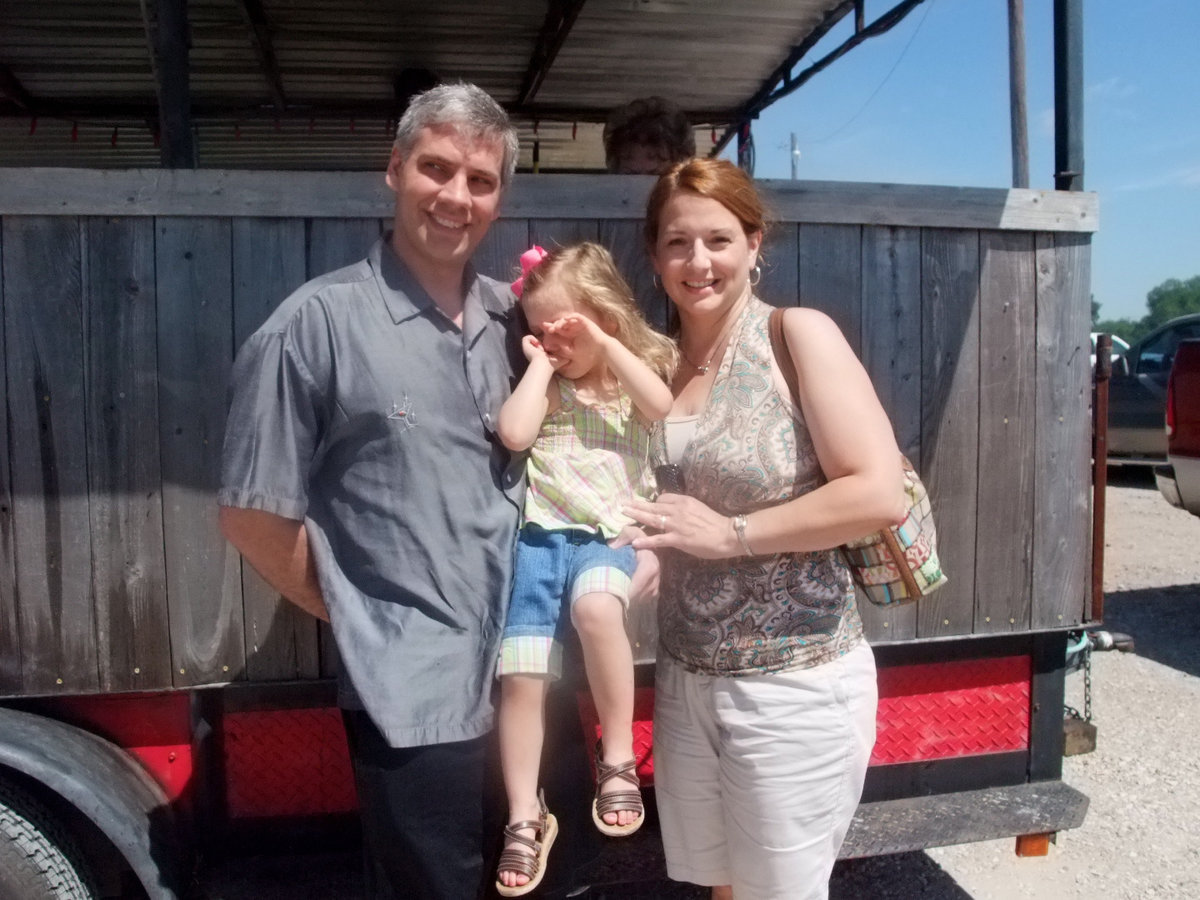 Image: The Garlitz Family — Pictured above is Brian Garlitz, his wife Kim and his daughter Brenlin of Waxahachie.