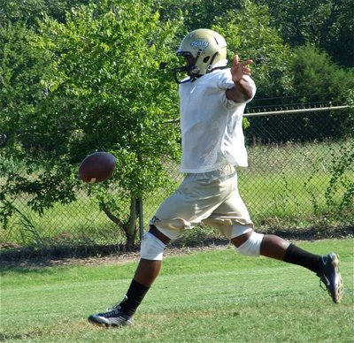 Image: Jasenio punts — All-State punter Jasenio Anderson will certainly help kick the spots off the Jaguars!