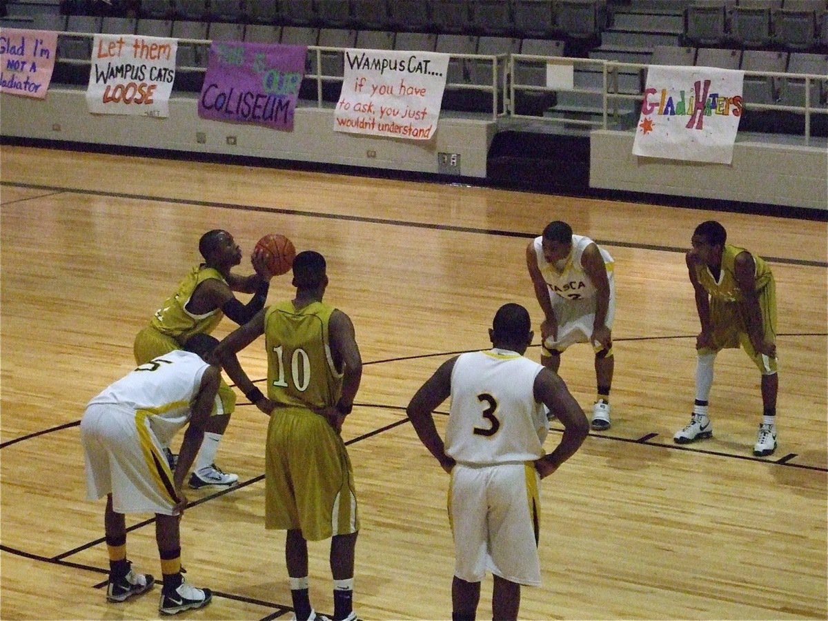 Image: District on the line — Jasenio Anderson(11) made 6-of-10 free throws in the game.