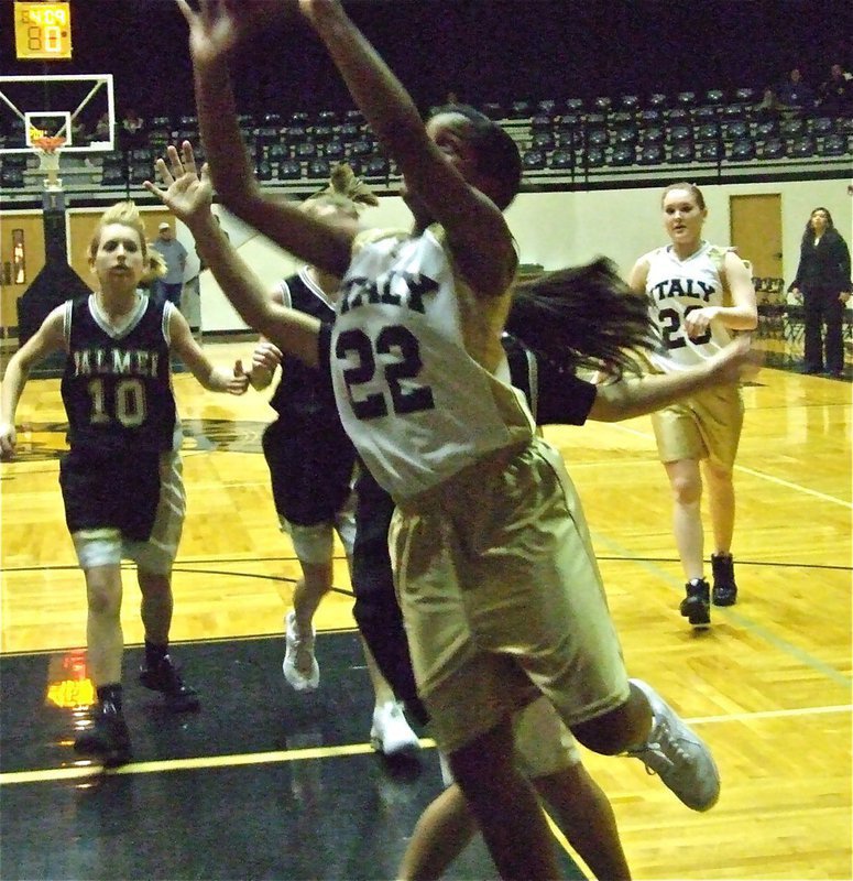 Image: Haley fast breaks — Bernice Hailey(22) takes matters into her own hands.