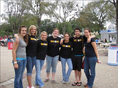 Image: State Fair fun — Lisa enjoyed her first ever Texas State Fair with friends from her Food and Nutrition class. Pictured from left are Brianna Perry, Meagan Hopkins, Lexi Miller, Lauren Geralds, Kelli Strickland, Bryan Michael, and Lisa Olschewsky.