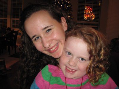 Image: Host family — Lisa and her host family little sister, Sadie Hinz.