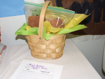 Image: Homemade bread — Homemade bread was a winner in the silent auction.