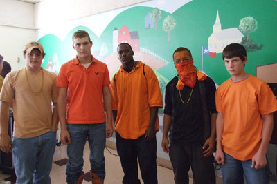 Image: Sophomore Class — Orange is their color.
