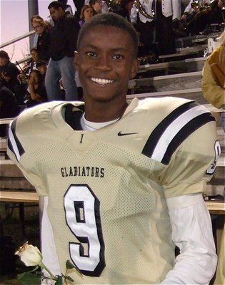 Image: Aaron Thomas — Senior Aaron Thomas was awarded 2nd Team All-District Wide Receiver in District 21-A.