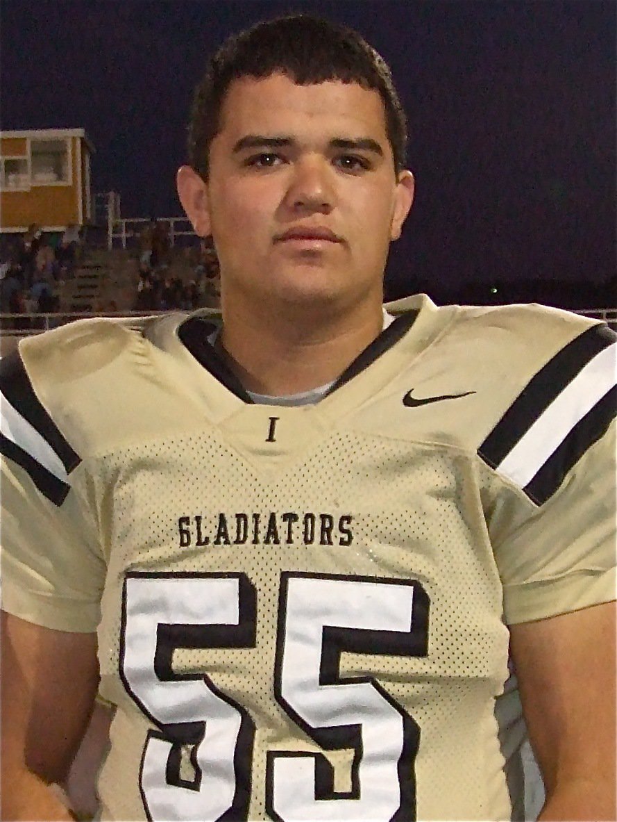 Image: Ross Enriquez — Senior Ross Enriquez was awarded 2nd Team All-District Defensive Lineman in District 21-A.