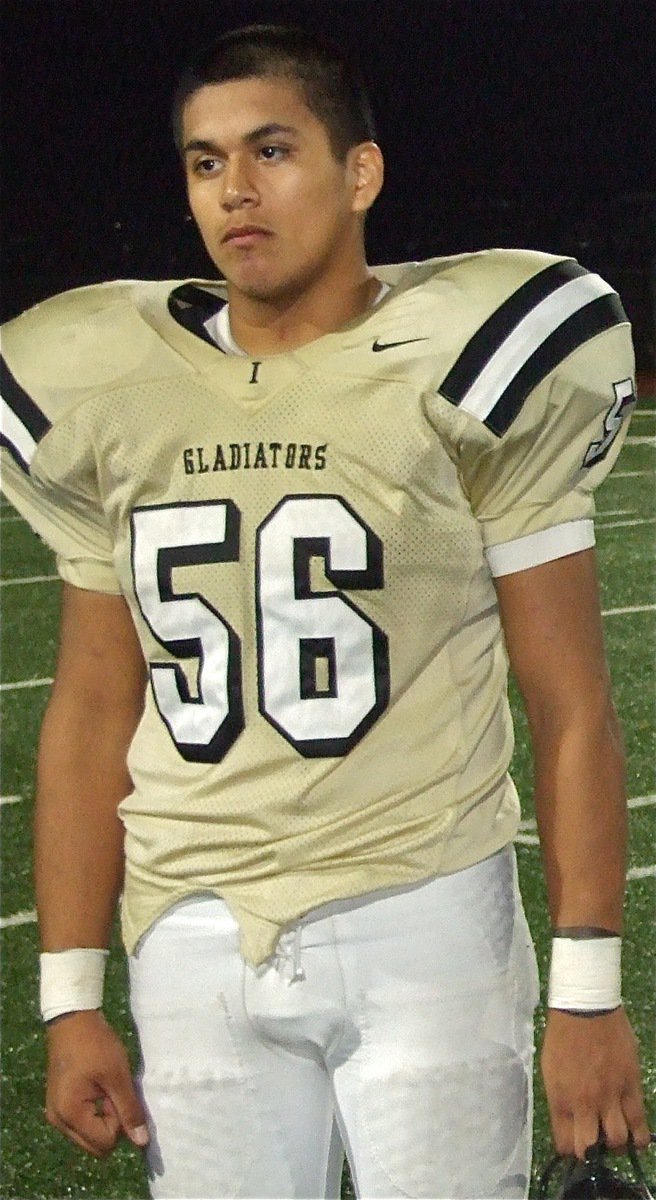 Image: Omar Estrada — Sophomore Omar Estrada was awarded 2nd Team All-District Offensive Lineman in District 21-A.