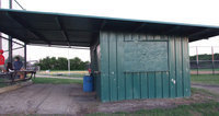 Image: Out with the old… — The Italy Park Board will revamp the existing concession stand by removing the walls and creating a shady area for picnic tables.
