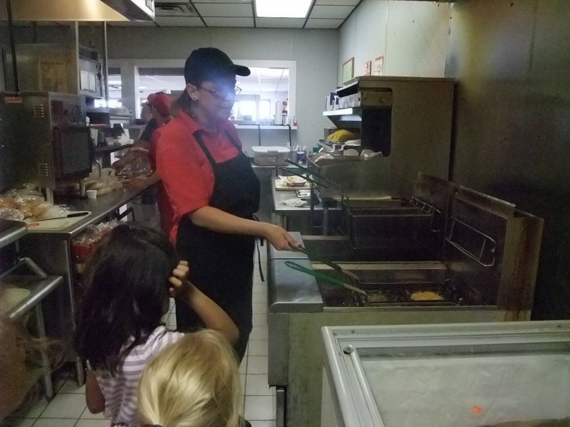 Image: Here are the French Fries — Now the students know how their french fries are cooked.