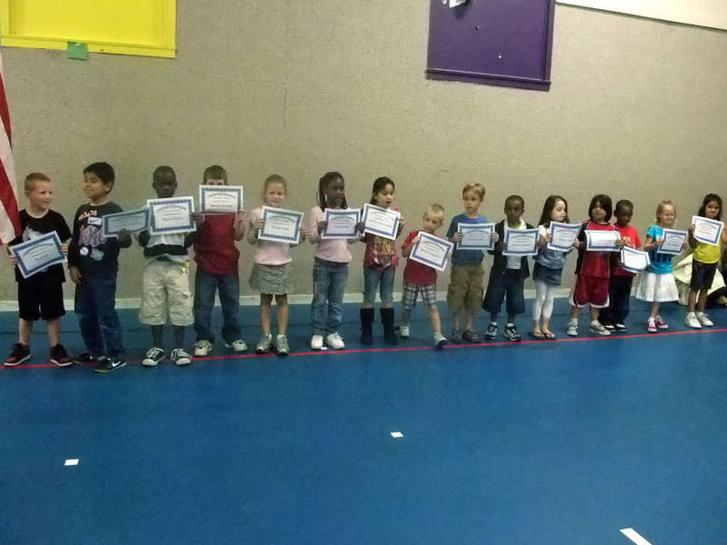 Image: Mrs. Daughtry’s Kindergartners — These kindergartners also turned in all their homework.