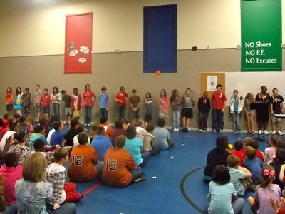 Image: Sixth Grade A’s and B’s — These sixth graders received all A’s and B’s.