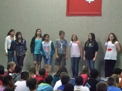Image: Sixth Grade All A’s — These six graders received all A’s.