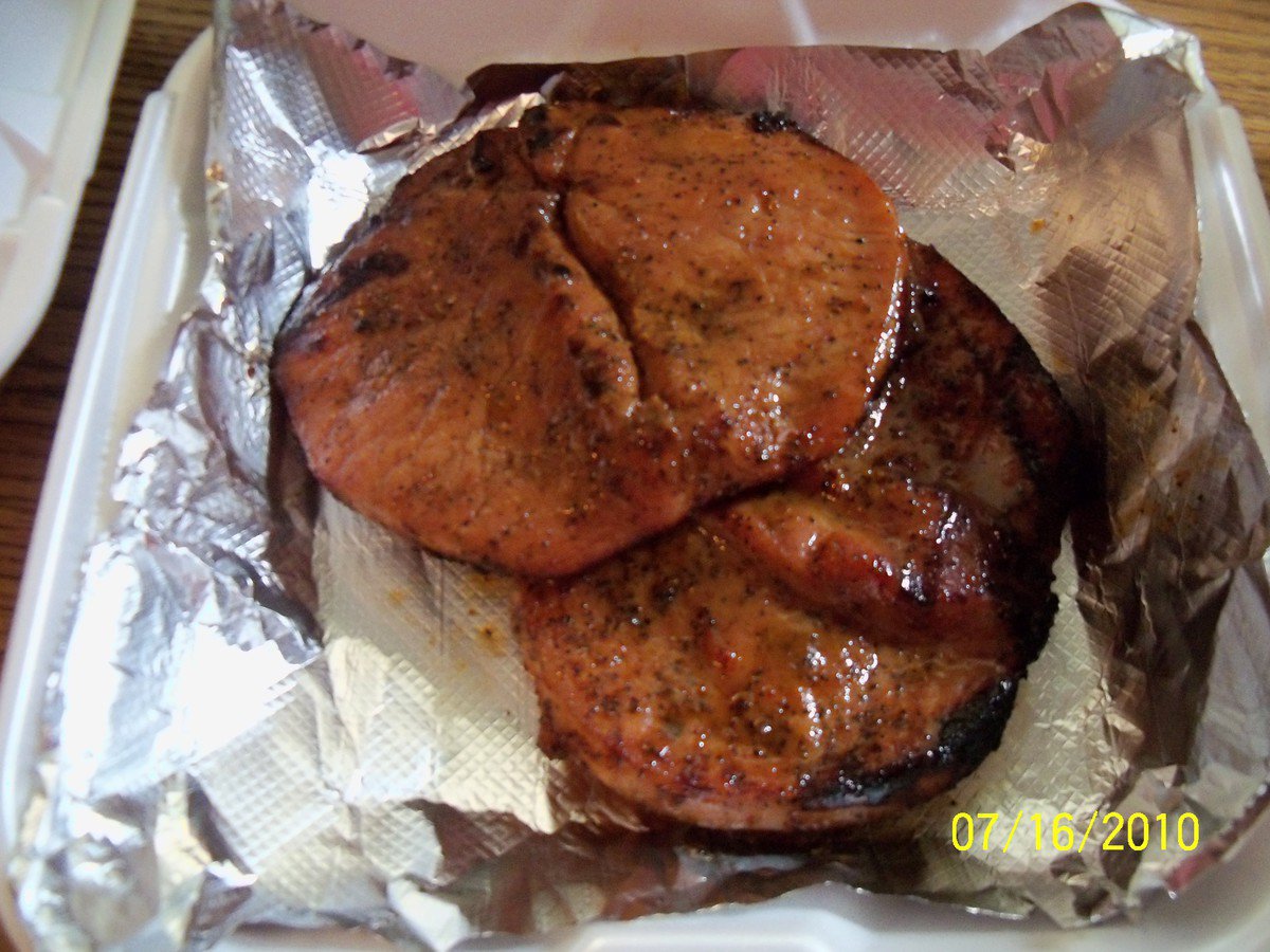 Image: Good Eats! — Hunter Morgan’s competition pork chops