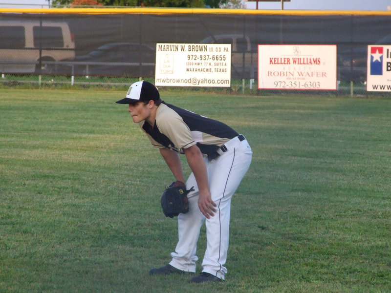 Image: Simon is ready — Ethan Simon was intentionally walked in top of the 7th inning.