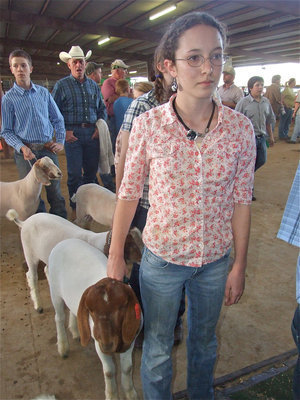 Image: Cheyenne Frank — Frankly, I think Cheyenne (member of the Milford FFA) is a perfect name for a girl showing at the Expo.