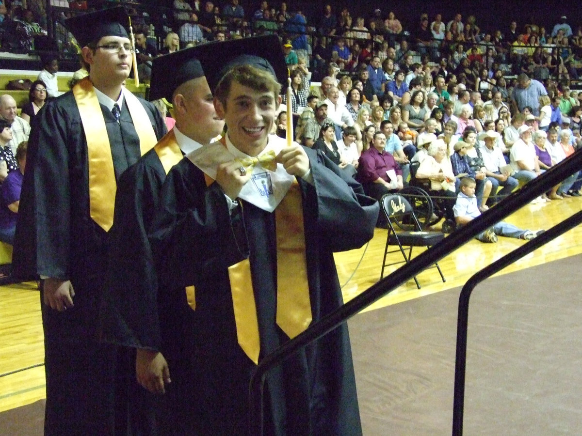 Image: Always a smile — Dan Crownover dressed up for this event.