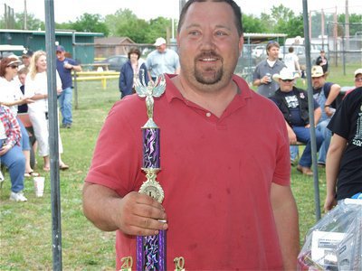 Image: Kirk’s a cook — Kirk Strauch of Malone, Texas won 1st place in the Pork Butt category and 2nd place in the chicken category.