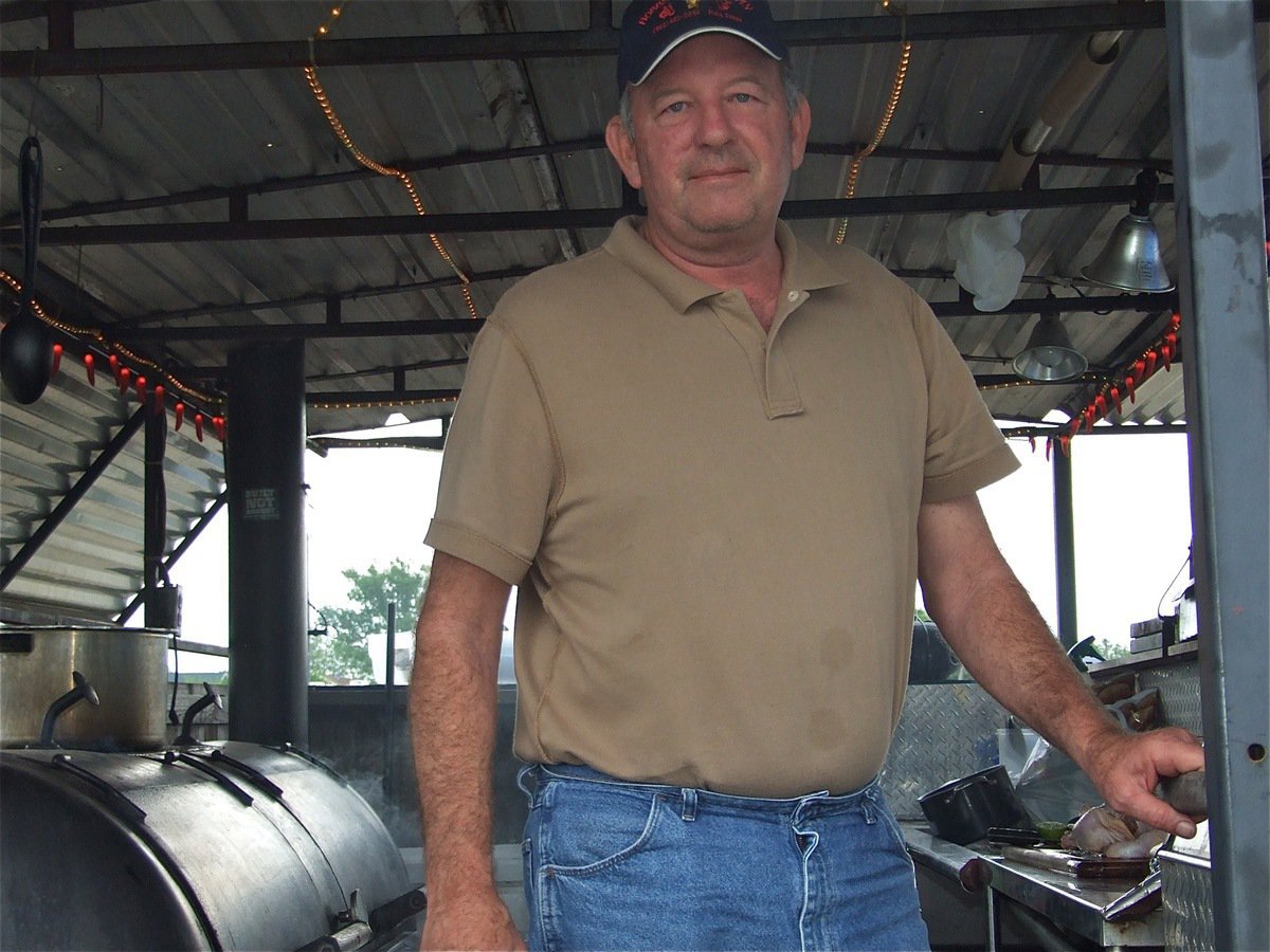 Image: James Hobbs — James Hobbs of Hobbs Feed &amp; Supply in Italy wins 2nd place in the local BBQ competition during the Italy Lions Club’s 2nd Annual BBQ Cook-off.