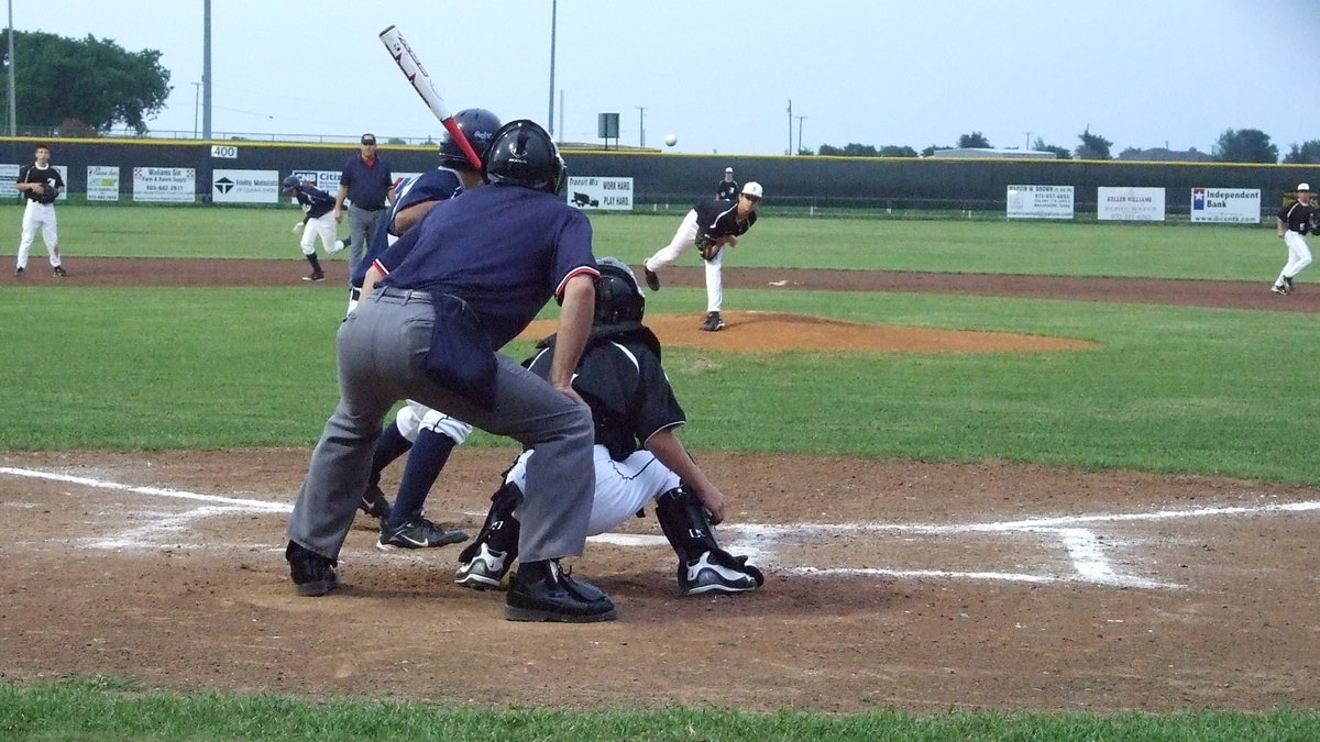 Image: Caden and the heat — Caden Jacinto pitched in 5 innings.