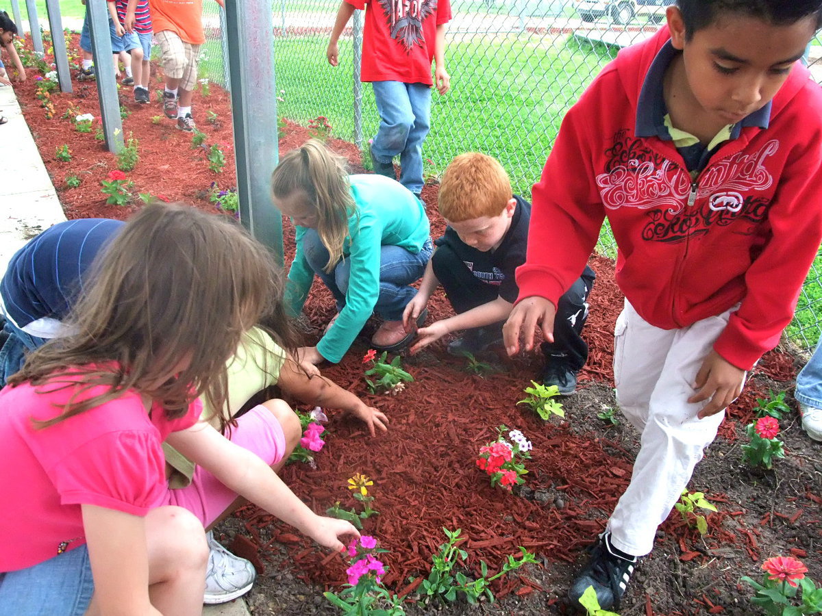 Image: More Busy Hands — How pretty our garden grows.J