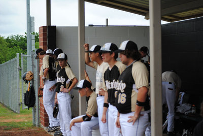 Image: The dugout — The Italy Gladiators won district champions.