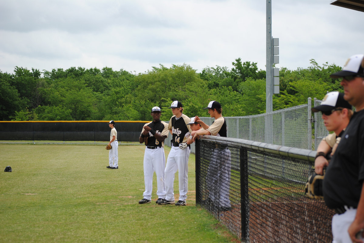 Image: Desmond, Colton and Brandon — These guys are warmed up and ready to play.