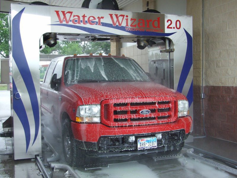 Image: The Water Wizard 2.0 is available at the C5 Hyles Car Wash — C5 Hyles Car Wash owners Christie &amp; Charles Hyles are introducing the new Water Wizard 2.0 touchfree automaic car washing system. The Water Wizard is fully operational and ready to clean your truck or car!