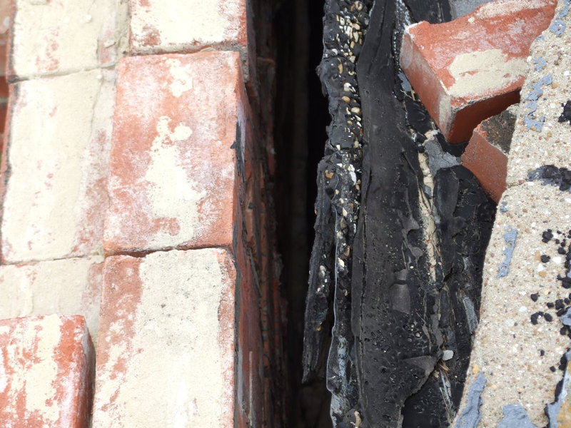 Image: Italy Community Center Roof — Photo taken during inspection of roof in January 2007.