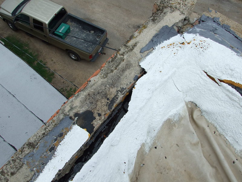 Image: Old roof repairs