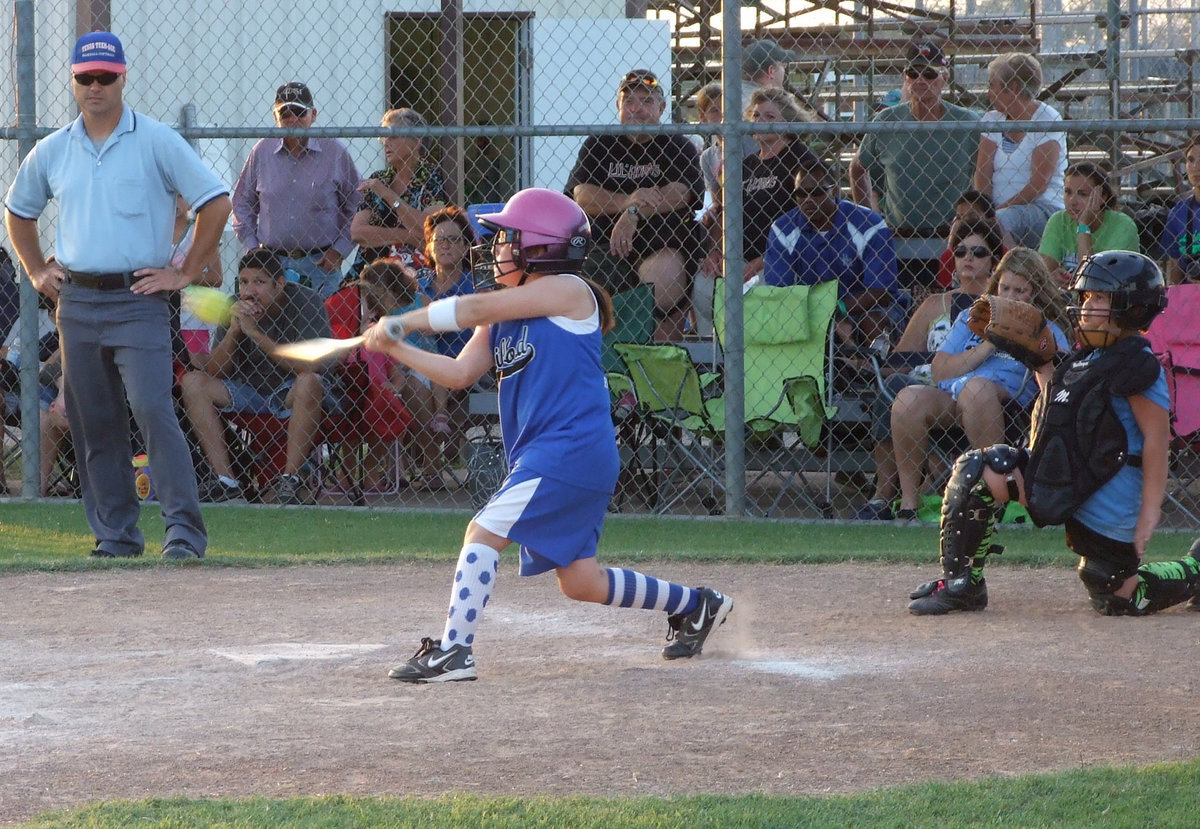 Image: Woo Hoo! — Sarah Sanders can hit that ball.