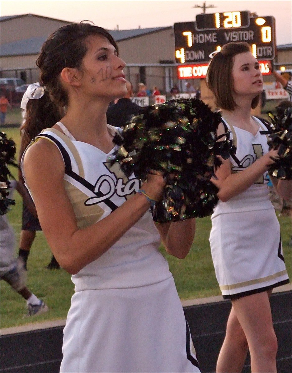 Image: Let’s go Italy! — Beverly Barnhart and Meagan Hooker cheer on the Gladiators!