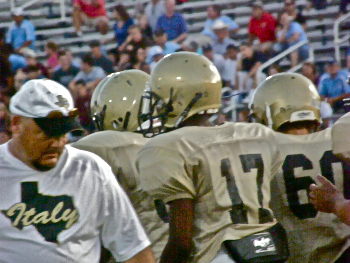 Image: Bales and his boys — Head Coach, Craig Bales, is ready to unleash the Gladiator offense.