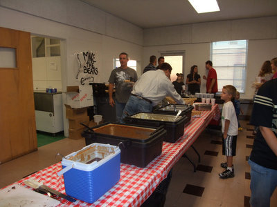 Image: Lots of Barbeque — The delicious food was provided by Bubba’s Barbeque.