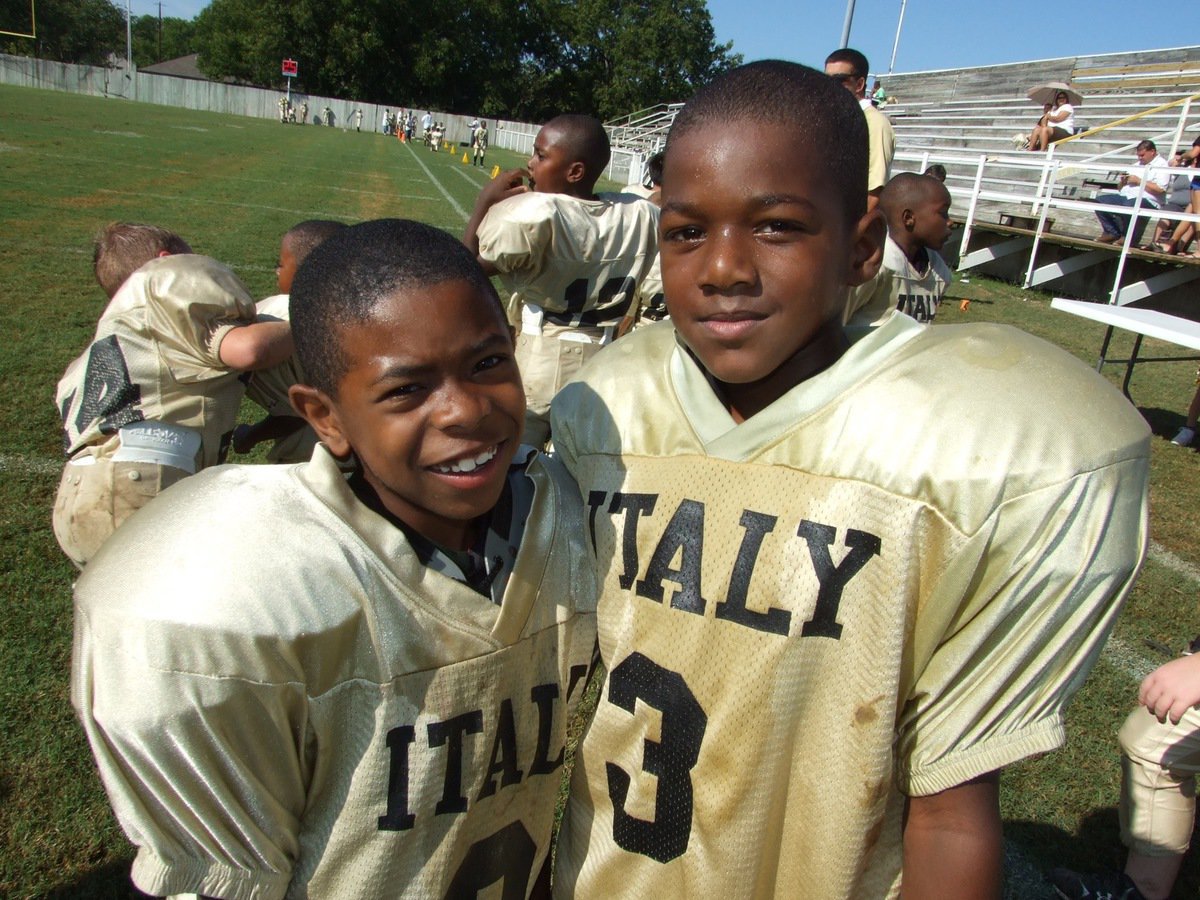 Image: Tyvon and Ricky — Tyvon Gates and Ricky Pendleton proved too tough to handle for the Lions.