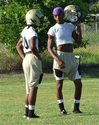 Image: Did you see Ethan’s hair? — Defensive secondary players De’Andre Sephus and Heath Clemons talk football.