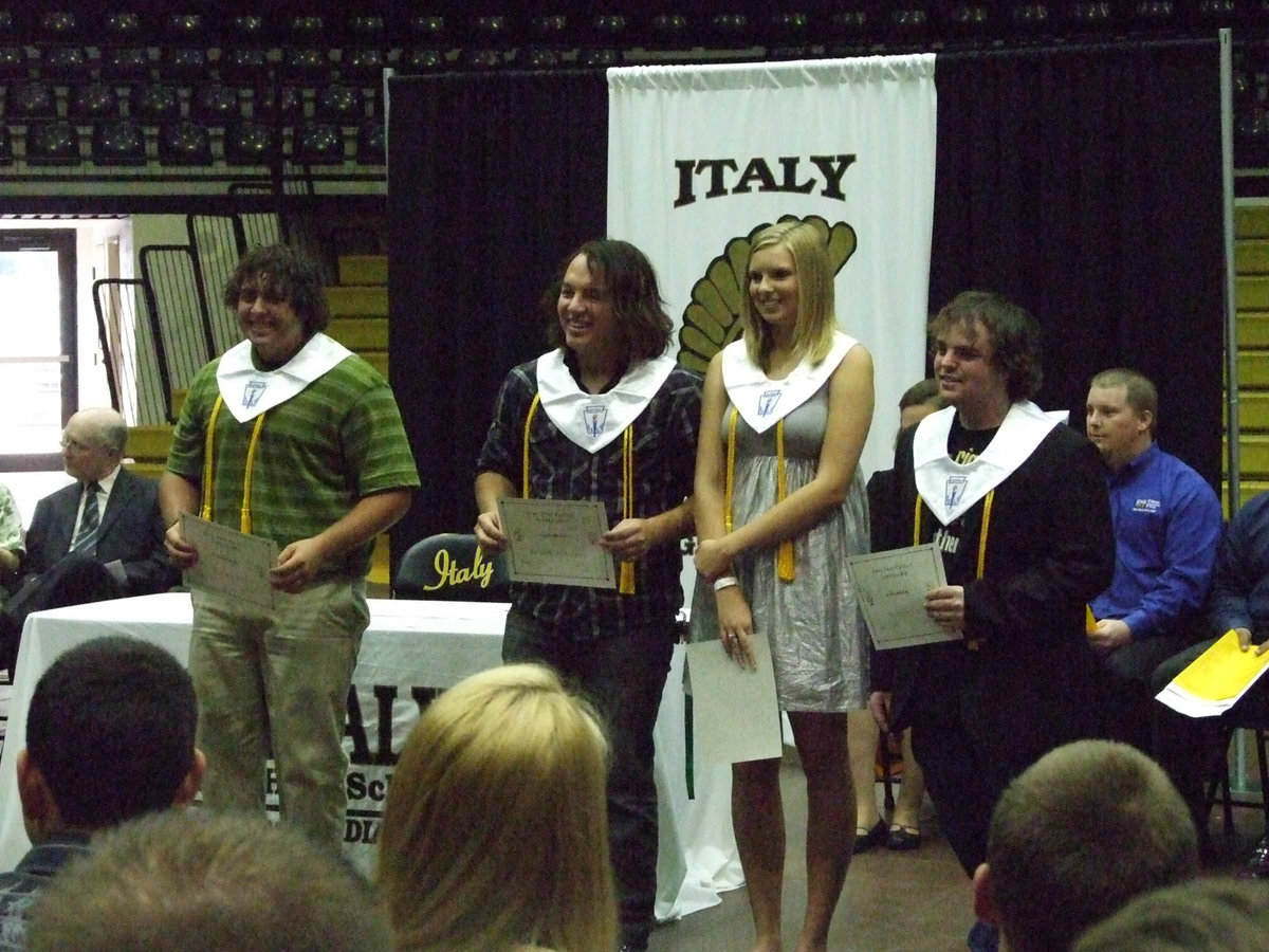 Image: Lone Star Cyclists Scholarship recipients  — The Lone Star Cyclists awarded four scholarships this year to (L-R) Ivan Roladan, Zach Hernandez, Megan Hopkins and Jonathon Levy.