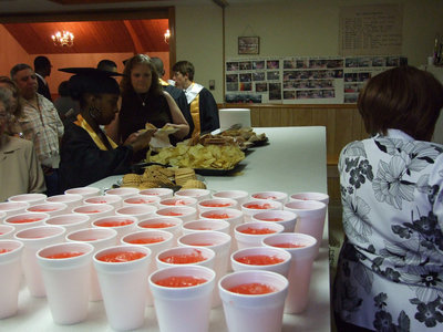 Image: Reception follows — The members of Mt Zion made sure there were plenty of snacks for everyone.